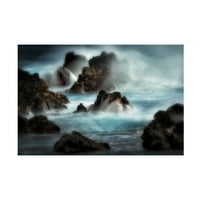 Dennis Frates 'Olujne valove 7' platna umjetnost