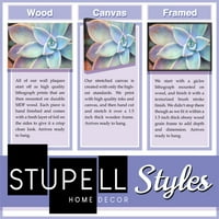 Stupell Industries šarmantne svake sitnice fraza uznemirena siva platna zidna umjetnost, 24, dizajn Daphne Polselli