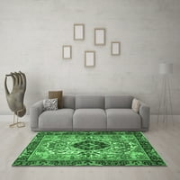 Tradicionalni perzijski sagovi smaragdno zelene boje za prostore tvrtke Buck, kvadrat 7 stopa