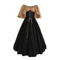 Youmauo žene vintage cosplay viktorijanska gotička korzeta haljina, srednjovjekovna renesansna haljina za kostime,