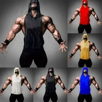 Muški bodybuilding hoodie bez rukava bez rukava mišićni tenk gornja majica majice majice majice