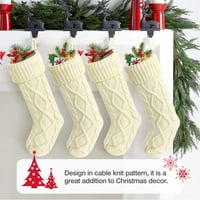 Božićne čarape personalizirane božićne čarape pokloni za pletene čarape velike veličine Na vezanje