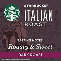 Starbucks tamna pečena kava - talijanska pečena - Arabica - vreća Oz., Čokolada i marshmallow, unca