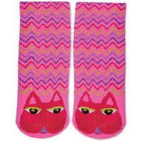 Čarape-papuče u boji mačke fuksije