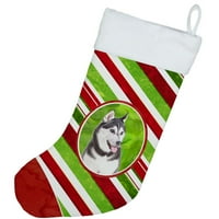 1168 božićna čarapa od slatkiša za Aljaški malamut velika, višebojna