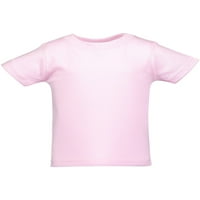 pamučna majica kratkih rukava s kratkim rukavima majica s okruglim vratom od dresa crveno-ružičasti vrijesak