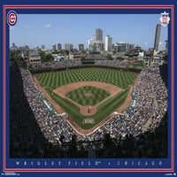 Zidni poster Chicago Cubs - Riglie field, 22.375 34