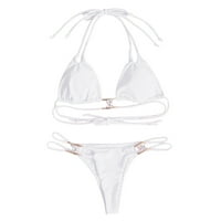 OCIVIESR Žene Dijamantni ukras Bikini Set Push Up kupaći kostim odjeća za plažu s podstavljenim kupaćim kostimima