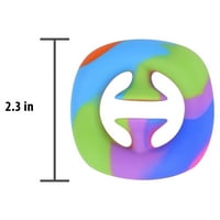 Nova igračka za stiskanje i škljocanje zone smijeha, višebojna fidget igračka za usisavanje, za djecu u dobi od