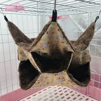 3-slojna topla viseća mreža za hrčke i štakore, kavez za ljuljanje,gnijezdo za spavanje, Oprema za kućne ljubimce