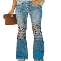 Ženske traperice s džepovima, rastezljive uredske duge hlače, Harem hlače, retro Radne hlače, donji dio hlača