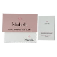 Miabella Women's 1- karat T.W. Ovalno izrezani crni dijamant 10KT žuto zlato pasijans s 2 komada mladenke