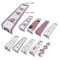 Američka zastava 4. srpnja, Dan domoljubnog sjećanja, stolna staza, Praznik neovisnosti, uređenje kuhinjskog stola