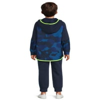 Spalding Boys Camo Fleece Hoodie i Joggers, dvodijelni set, veličine 4- HUSKY