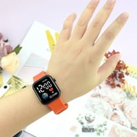 KUNYU Kids Sports Watch Svjetlosni precizni silikonski LED digitalni zaslon za ručni sat za fitness