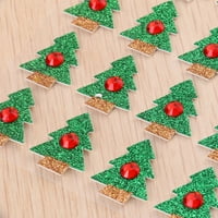 listovi svjetlucava naljepnica za božićno drvce Samoljepljive naljepnice za odmor ukrasne naljepnice od kartona