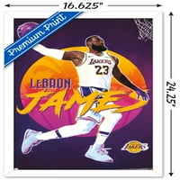 Los Angeles Lakers - plakat LeBron James Wall, 14.725 22.375
