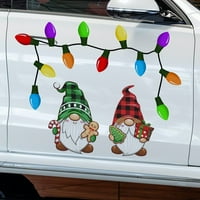 Božićne reflektirajuće naljepnice Djeda Mraza, naljepnice za magnete za hladnjak, dekor automobila