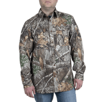 RealTree muški vodič za lov na duge rukave, košulja za realtree, veličina mala