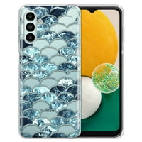 Prozirni meki gel tpu prozirni futrola vitka zaštitna poklopca za samsung galaxy a 5g 6,5 , sirena vaga plavi