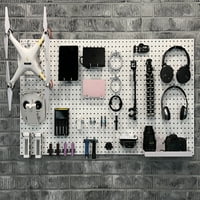 _ - Bijeli PP Pegboards, četiri 24 48 1 4 Pegboard