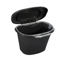 Plastična kuhinjska kanta za smeće, Crna
