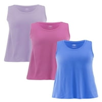 Athletic Works Women Core Active Racerback tenk, 3-pack