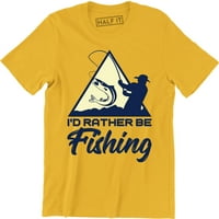 'radije ribolov - ribar tata smiješne muške majice