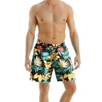 Wenini muške plivačke kratke hlače, muškarci brze suhe plaže kratke hlače mrežice s oblogom za plivanje konop