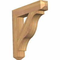 Ekena Millwork 1 2 W 20 d 28 h Funston Craftsman Smooth Bracket, zapadni crveni cedar