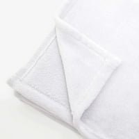 Super mekana deka za bacanje, Flanel Flis lagana deka za krevet, cjelogodišnja upotreba, plavo-smeđi ombre
