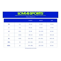Love & Sports Women's Beshents V-izrez sportski grudnjak, veličine XS-2XL