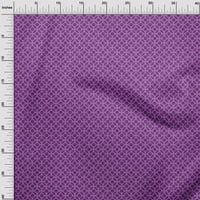 Jednobojna rajonska šifonska Tkanina s trokutastim blokom dekora, tkanina s printom širine inča