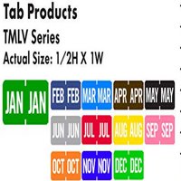 - Naljepnice za mjesec dana, kompletan set siječnja - prosinca, kartice Proizvodi - TMLV serije naljepnice, 1
