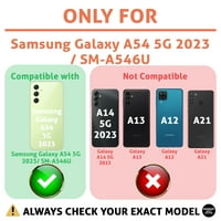 TalkingCase tanka kućišta telefona kompatibilna za Samsung A 5G, ispis u boji crtića, lagan, fleksibilan, SAD