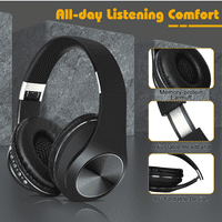 Bežične stereo slušalice za uši visoke razlučivosti zvuka, dubokog basa, vrhunske udobnosti, slušalice za uši