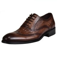 Muške ručno izrađene PU kožne cipele u klasičnom stilu vintage stil Luksuzni poklon za oca dečka