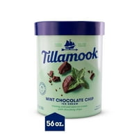 Tillamook Mint Chocolate Chip sladoled, oz, 1. qt