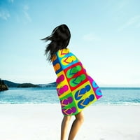 Velor Print za ručnik za plažu, izbora dizajna oceana i plaže, 30x60, meki pamuk