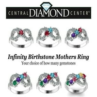 Nana Infinity Majke za odrasle zvone 1 do kamenja Poklon Dan ženskih majki - 10k bijeli - Kamen veličine 5