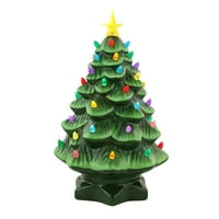 Gospodin Božić 14 nostalgično keramičko božićno drvce-zeleno