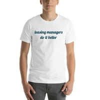 Menadžeri leasinga to rade bolje pamučna majica kratkih rukava iz