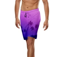 Muške kratke hlače za plažu za ljetni odmor na moru, sport, trčanje, modne hlače za plažu s vezicama, kupaće gaće