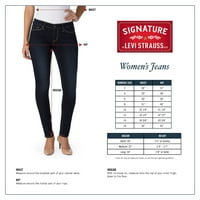 Potpis Levi Strauss & Co. Moderne traperice s ženskim ravnim trapericama