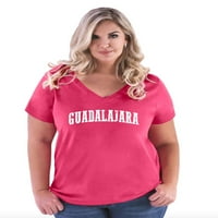 - Ženska majica s prevelikim izrezom u obliku slova U, odgovara veličini-Guadalajara, Meksiko