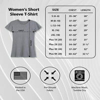 Instant poruka - Fancy Pidžama prljava - Ženska grafička majica s kratkim rukavima