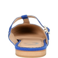 Brinley Co. Womens T-Strap Canvas Mule