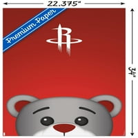 Houston Rockets - S. Preston Mascot Squot Wall Poster, 22.375 34