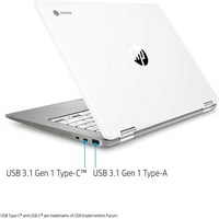 Borac laptop HP-ov Chromebook u kućištu I 14 HD zaslon Osjetljiv na dodir I Quad core procesor Intel Pentium Silver
