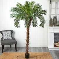 Gotovo prirodno 7 'Cycas Palm Umjetno stablo